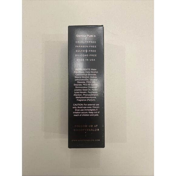 Brand New In Box Booty Parlor Glamour Puss Shave Cream 8oz Lanolin Cruelty Free - Picture 6 of 7